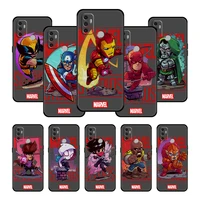 phone soft marvel iron man print cell case coque for oppo a53 a15 a16 a9 a5 a93 a74 2020 a12e a3s a53s a93 a54 a5s a7 a32 a16s