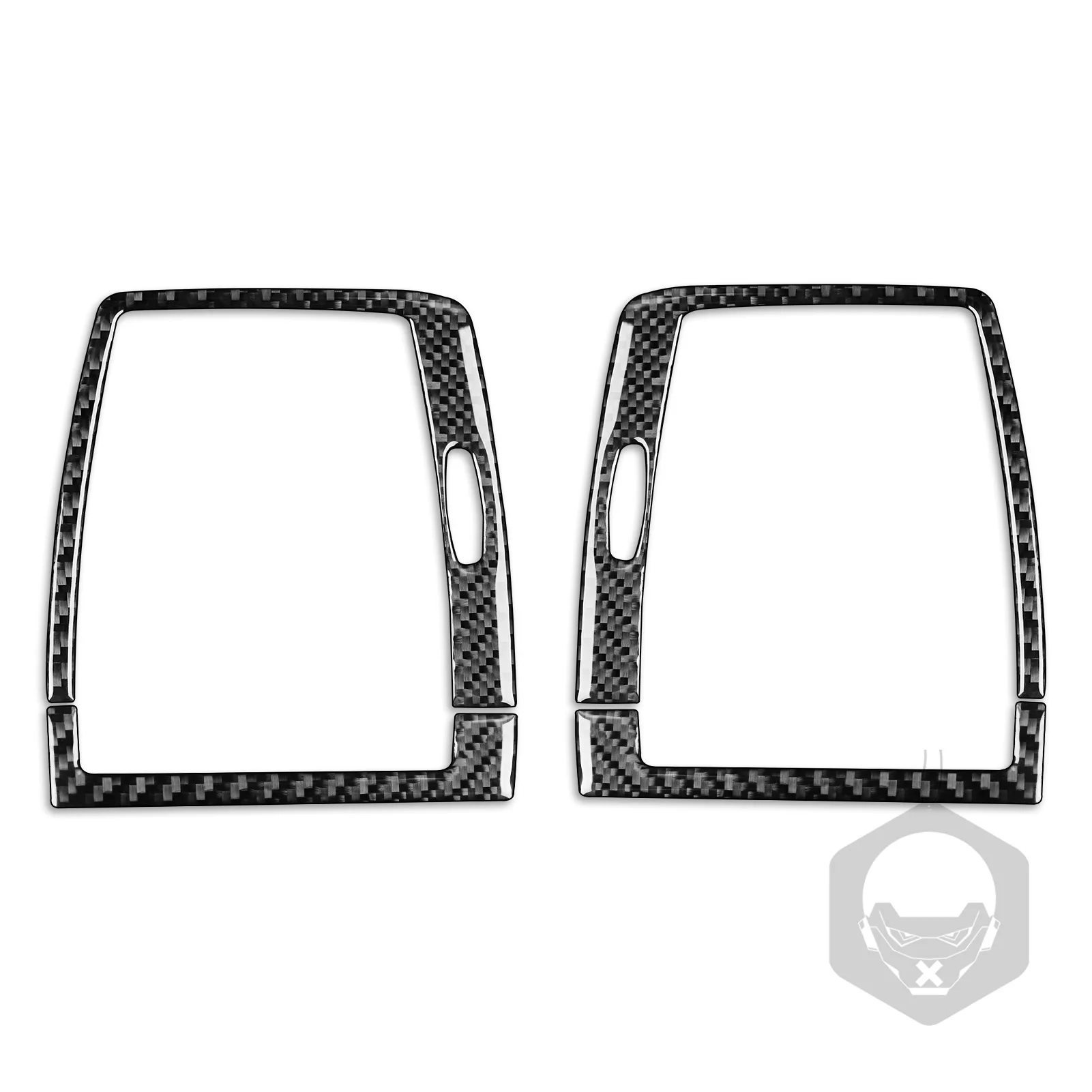 

4 шт., углеродное волокно, боковая крышка вентиляционного отверстия для автомобиля, наклейки на рамку для BMW X5 E53 2000-2006