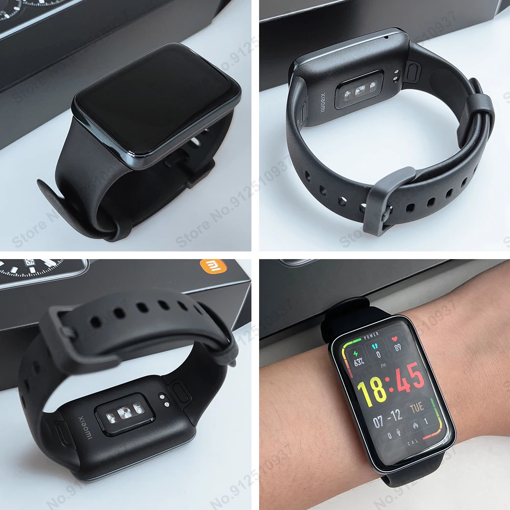 Оригинальный Смарт-браслет Xiaomi Mi Band 7 Pro с GPS экран 1 64 дюйма AMOLED фитнес-трекер Smart 7Pro