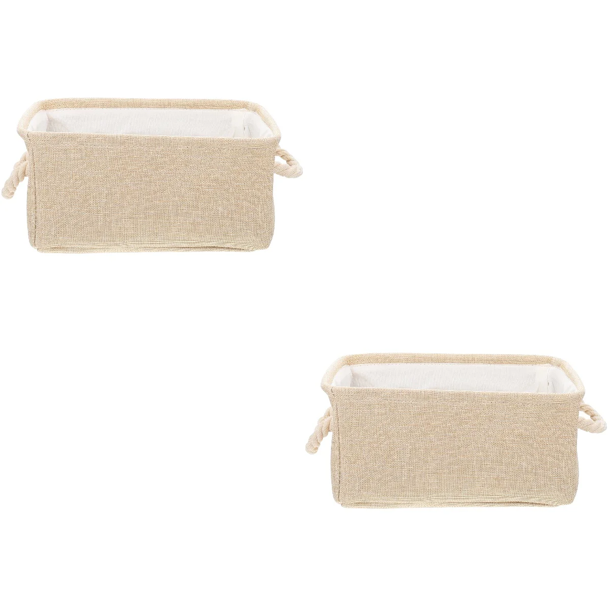 

2pcs Bedroom Laundry Basket Small Storage Basket Clothes Organizer for Home