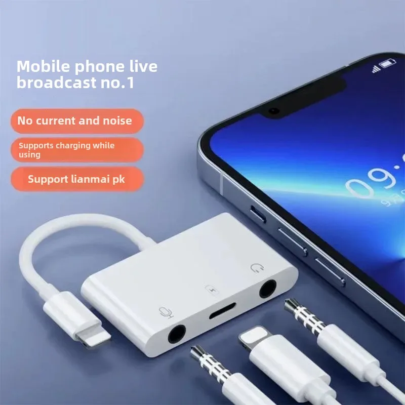 Три в одном для телефона Apple конвертер прямой трансляции голосовой вызов адаптер