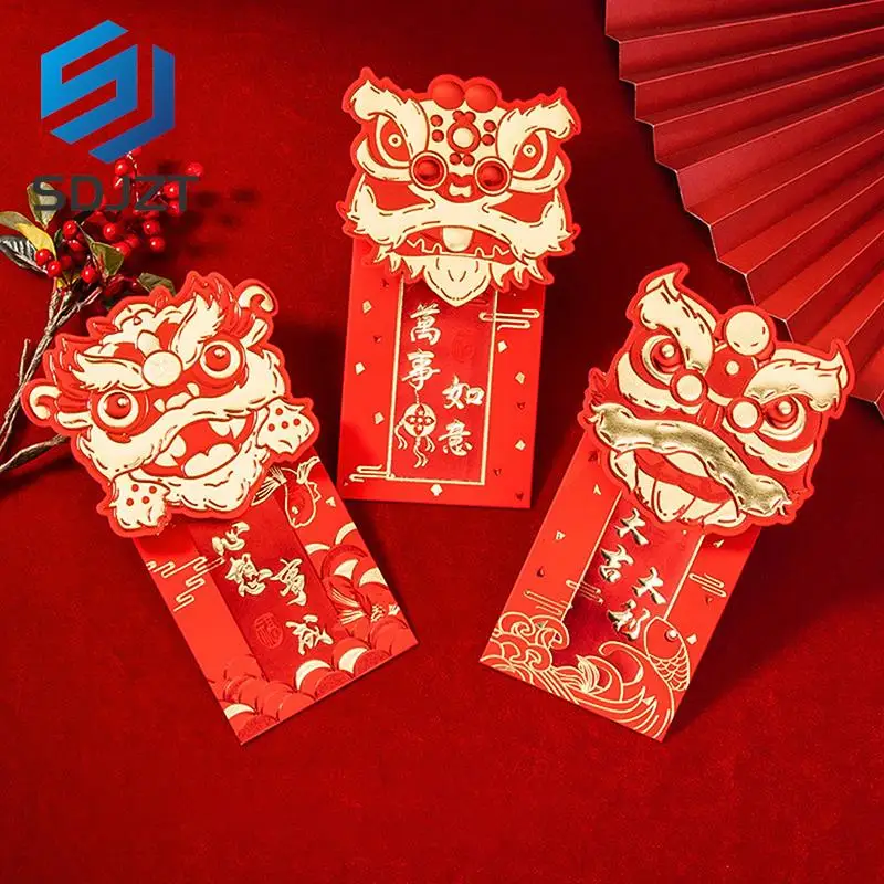 

3 шт., цветной конверт с рисунком льва