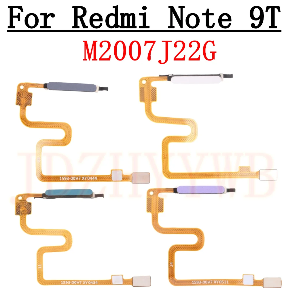 Оригинальный датчик отпечатков пальцев для Xiaomi Redmi Note 9T 5G ключ возврата домой
