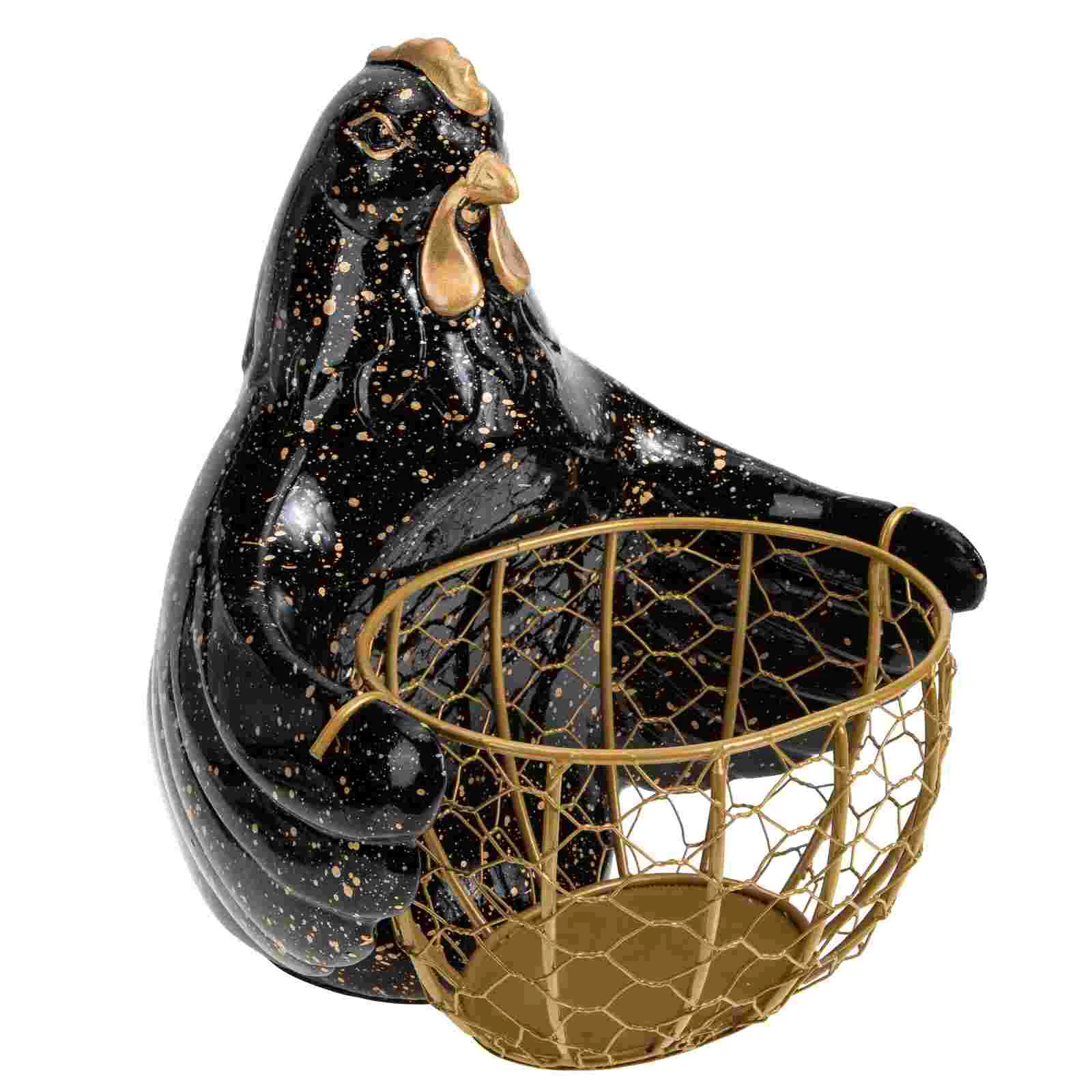 

Resin Hen Shape Egg Storage Basket Home Egg Storage Containers Home Supplies
