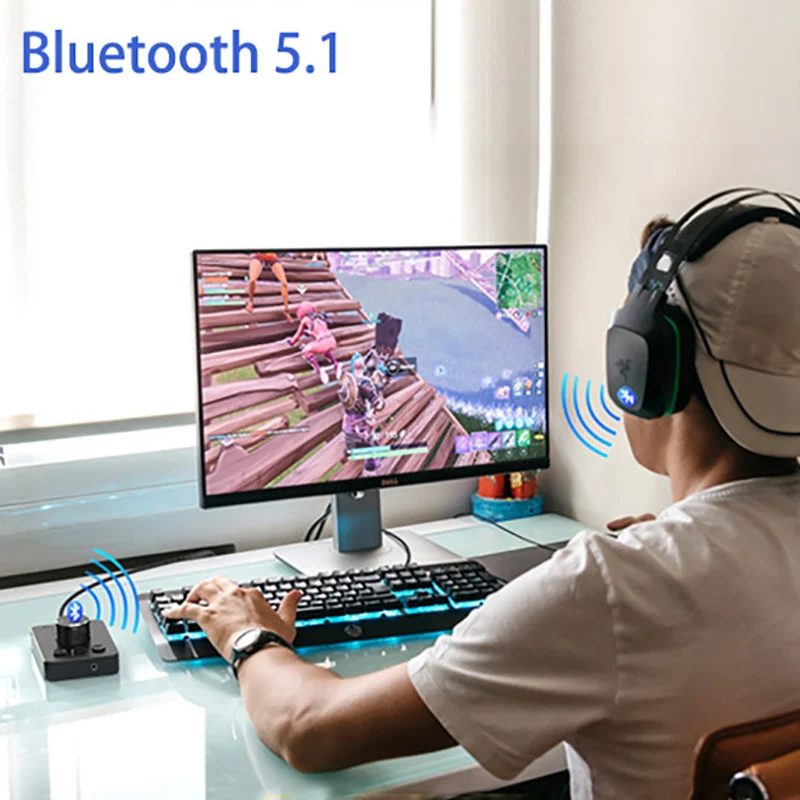 USB Внешний регулятор громкости Ручка регулировки Bluetooth 5.1 с воспроизведением