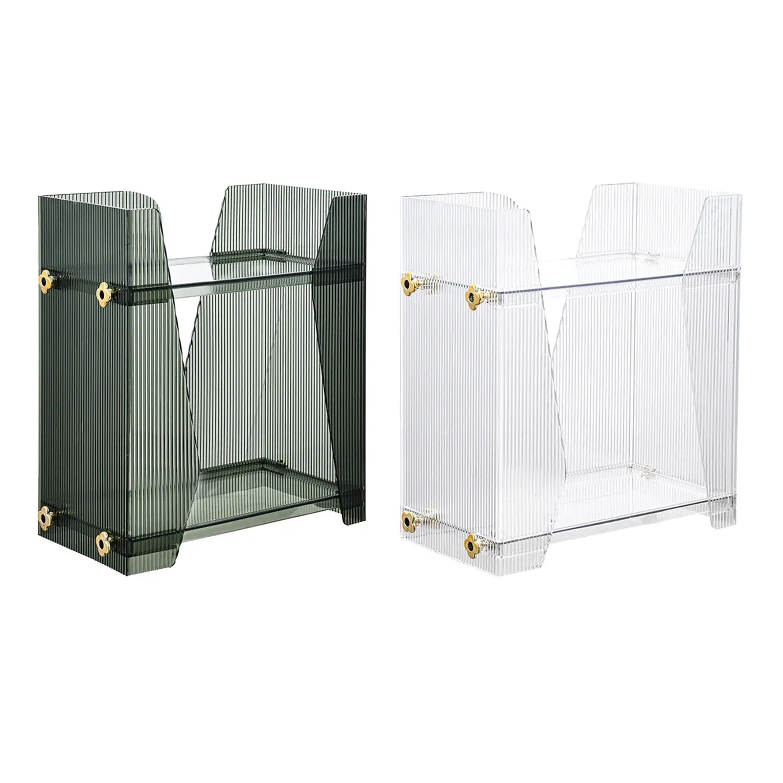 Стеллаж для хранения органайзера ванной комнаты двухъярусная полка-органайзер