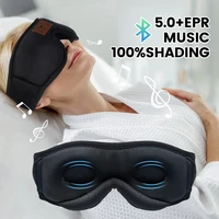 bluetooth 3d sleeping mask music wireless eye mask washable travel sleep headphones ultra thin stereo speakers for side sleepers