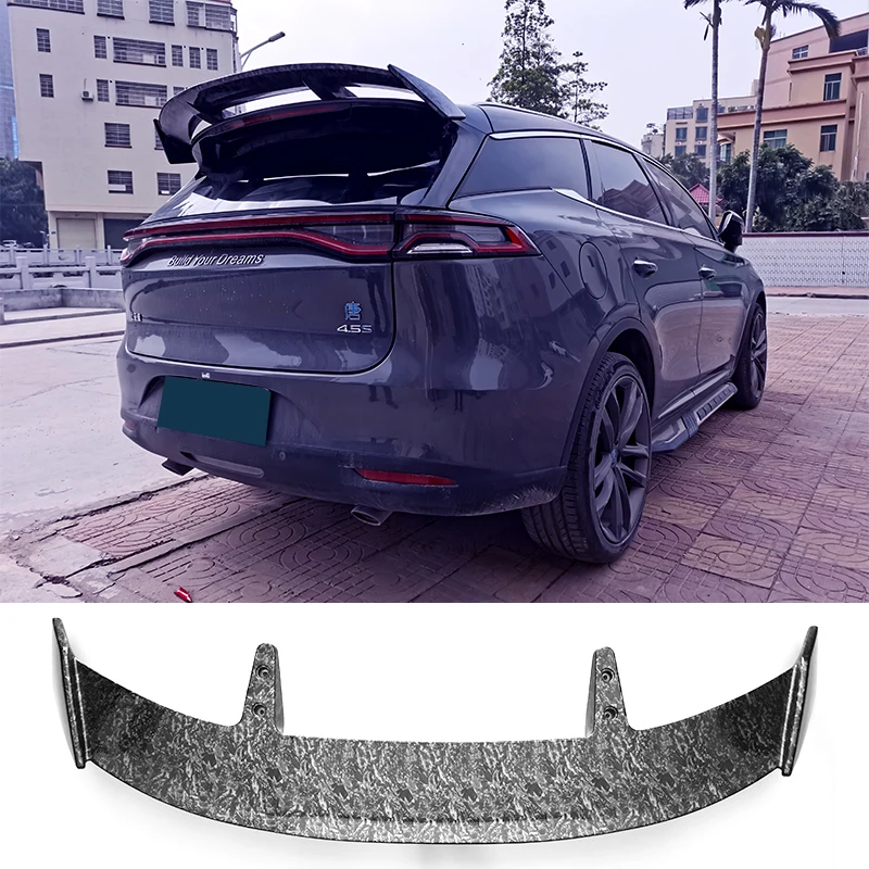 

Кованая текстура спойлер для BYD Tang 2018 19 21 крыло заднего багажника из АБС-пластика