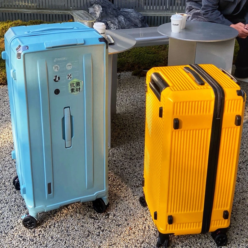 

Men's Large Capacity Mute Universal Wheel Thickened Trolley Case Women's Suitcase Strong and Durable