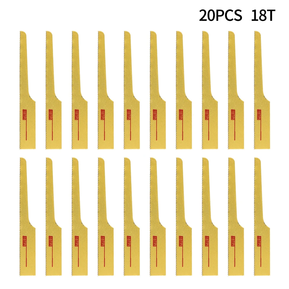 20PCS Reciprocating Air Saw Blades Reciprocating Air Body Saw Hacksaw Blades Cut Off Tool 94mm