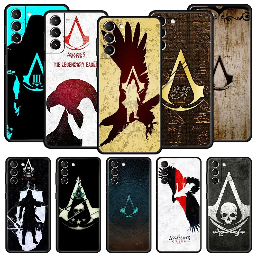 

Assassins Game Phone Case For Samsung Galaxy S22 S20 FE S10 Plus S21 Ultra 5G S10E S9 S8 Note 10 Lite 20 Soft Black TPU Cover