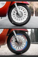 motorcycle wheel hub paste rim reflective repair decorative sticker for peugeot django 150