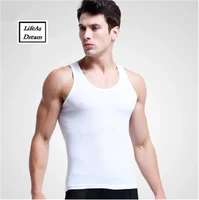 1 pcslot cotton mens underwear sleeveless tank top solid muscle vest undershirts o neck gymclothing t shirt slim fit mens vest