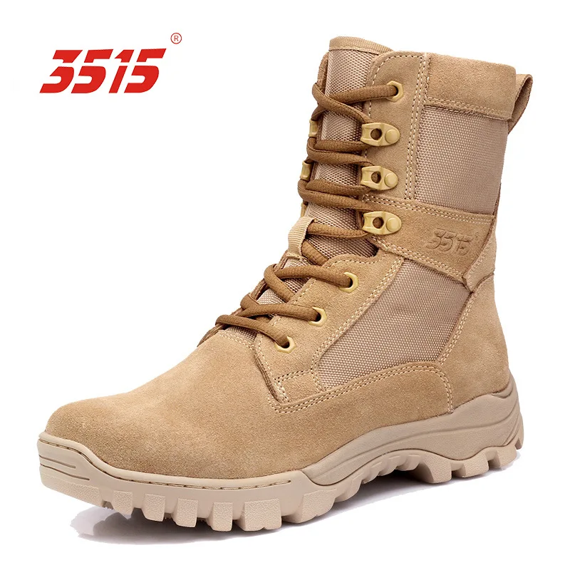 

3515 outdoor breathable desert boots, combat boots, spring and autumn military fans, tactical boots, hiking shoes, men's boots