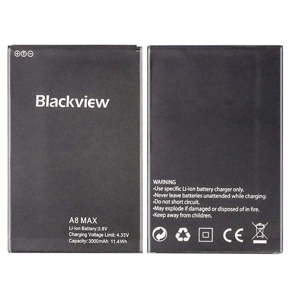 

Mobile Phone Battery A 8 MAX 3000mAh for Blackview A8 Max A8Max