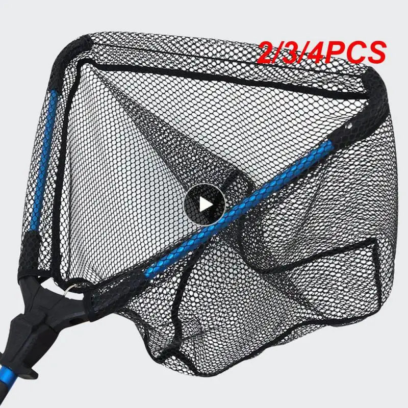 

2/3/4PCS Durable Convenient Scalable Portable Fishing Net Hook Design Hand Net Fishing Tools Well Tolerated Practical