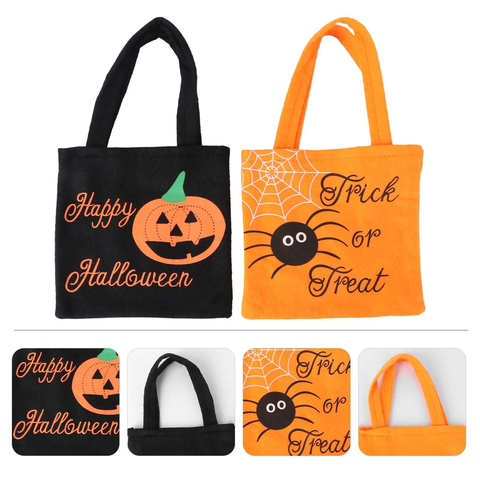 

2pcs Treat Bags Practical Convenient Gift Candy Bags for Festival Home Party