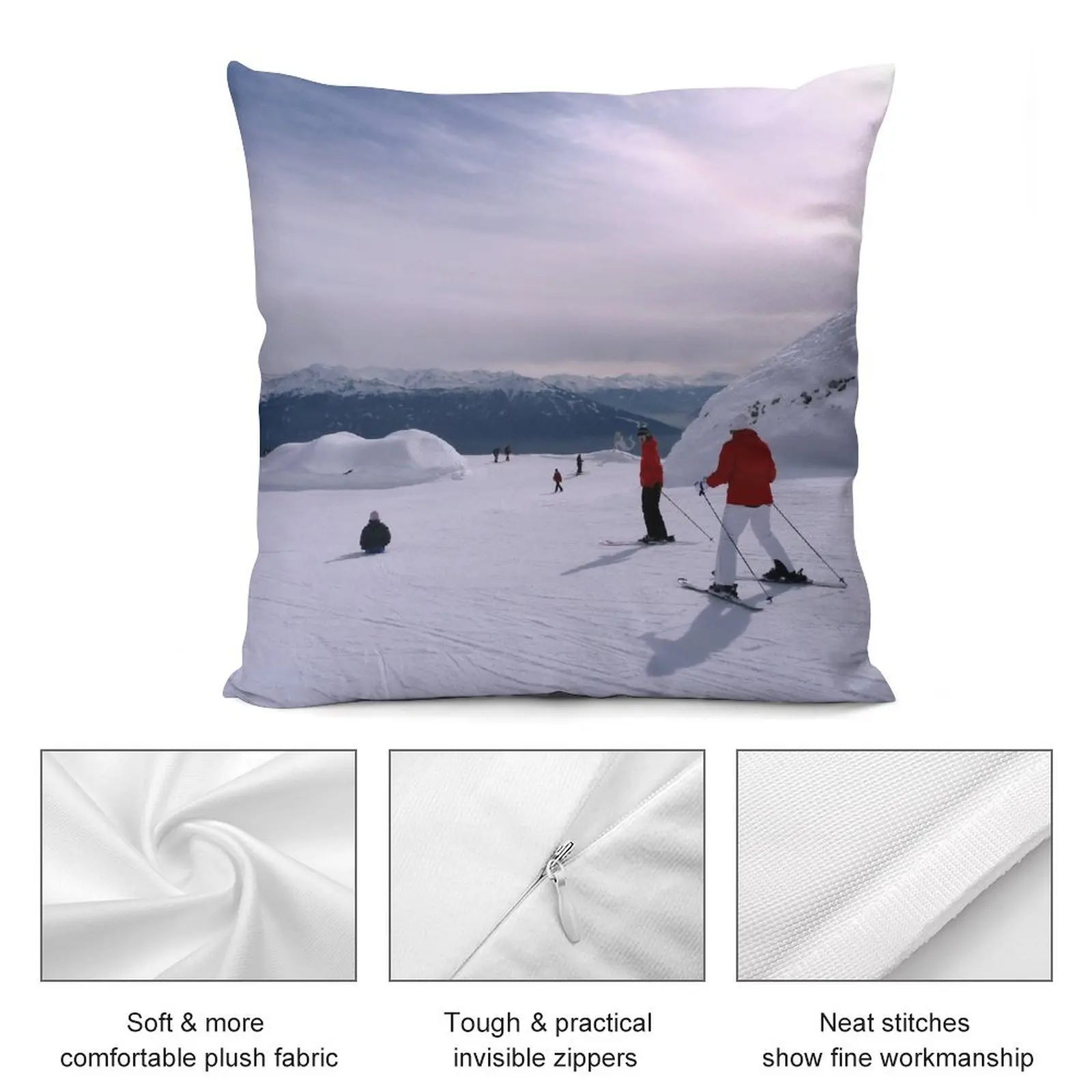 Лыжные склоны подушки для диванных подушек Innsbruck декоративная подушка