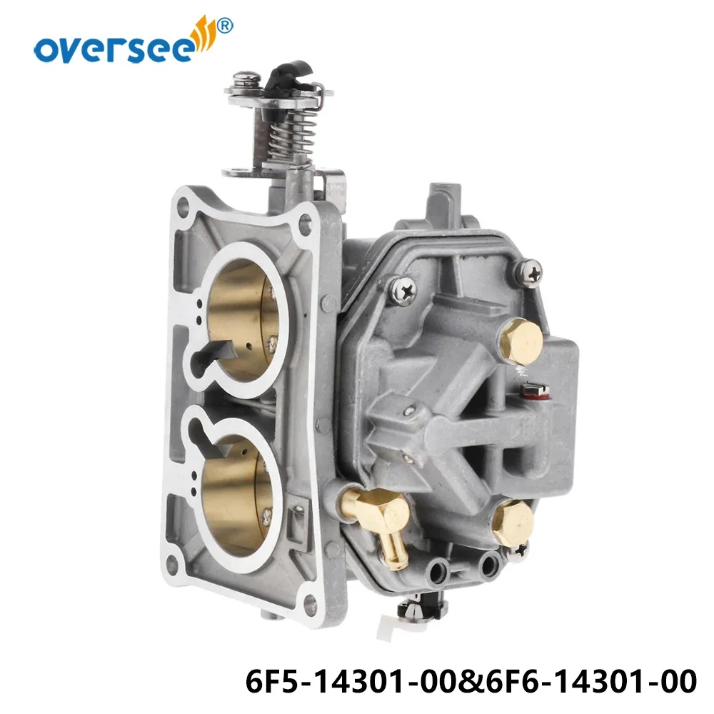 Карбюратор 6F5-14301-00 или 6F6-14301-00-00 в сборе для Yamaha 40HP J-2-тактный подвесной двигатель