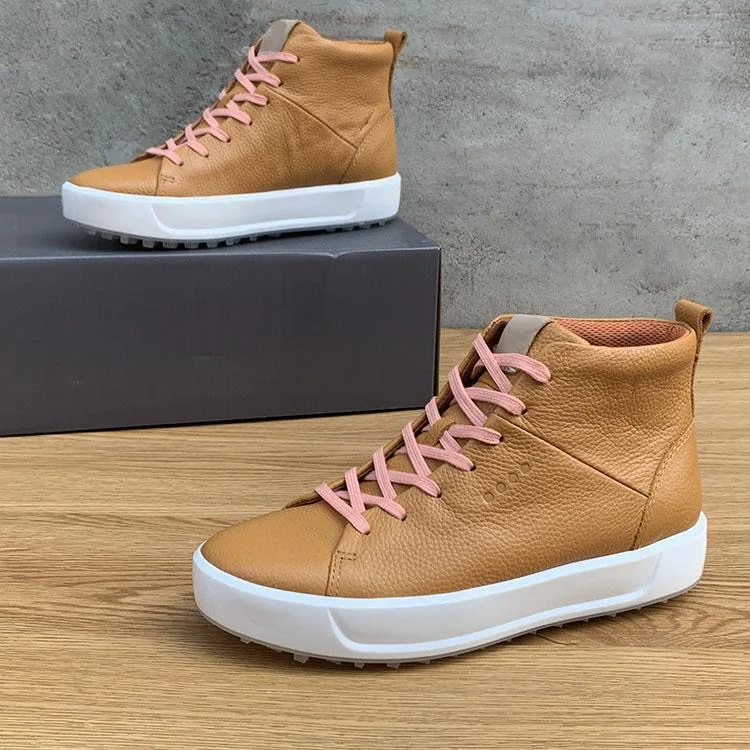 

Professional Sport Shoes For Women Black Genuine Leather Lady Golf Training High Top Womens Walking Shoes Brand Golf Sneakers