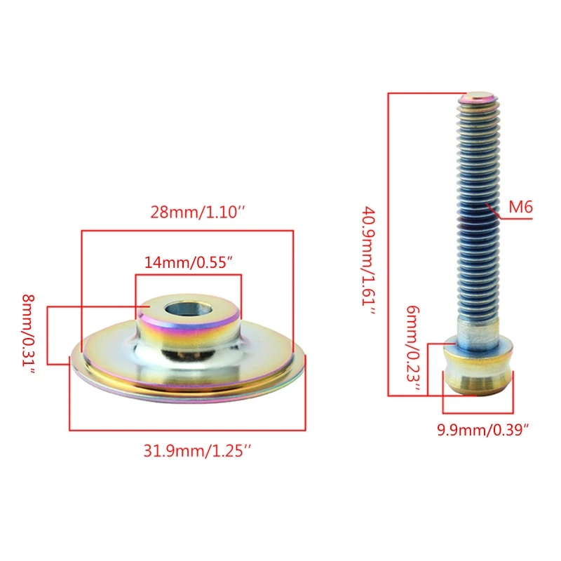 

Ссветильник легкий ушной вкладыш с винтом из титанового сплава, верхний вынос велосипедного стержня, вынос для передней ванны вилки 28,6 мм