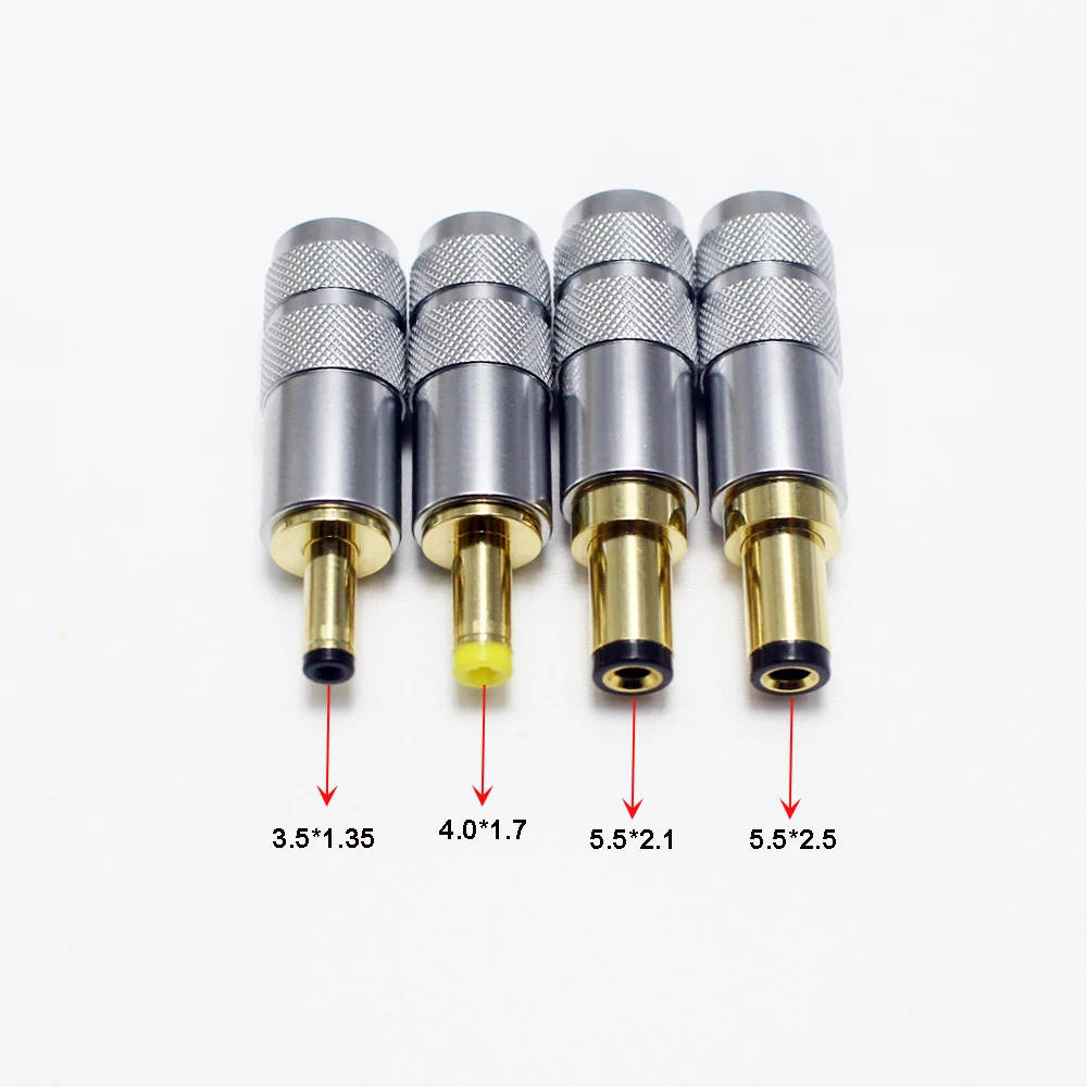 Медный штекер питания постоянного тока 5 5X2 5/5 1/4 0x1 7/3 5X1 3