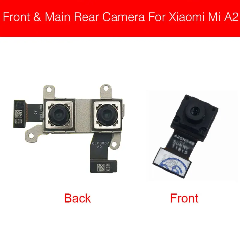 

Front And Rear Camera For Xiaomi Mi A2 6X Back Module Repair Parts