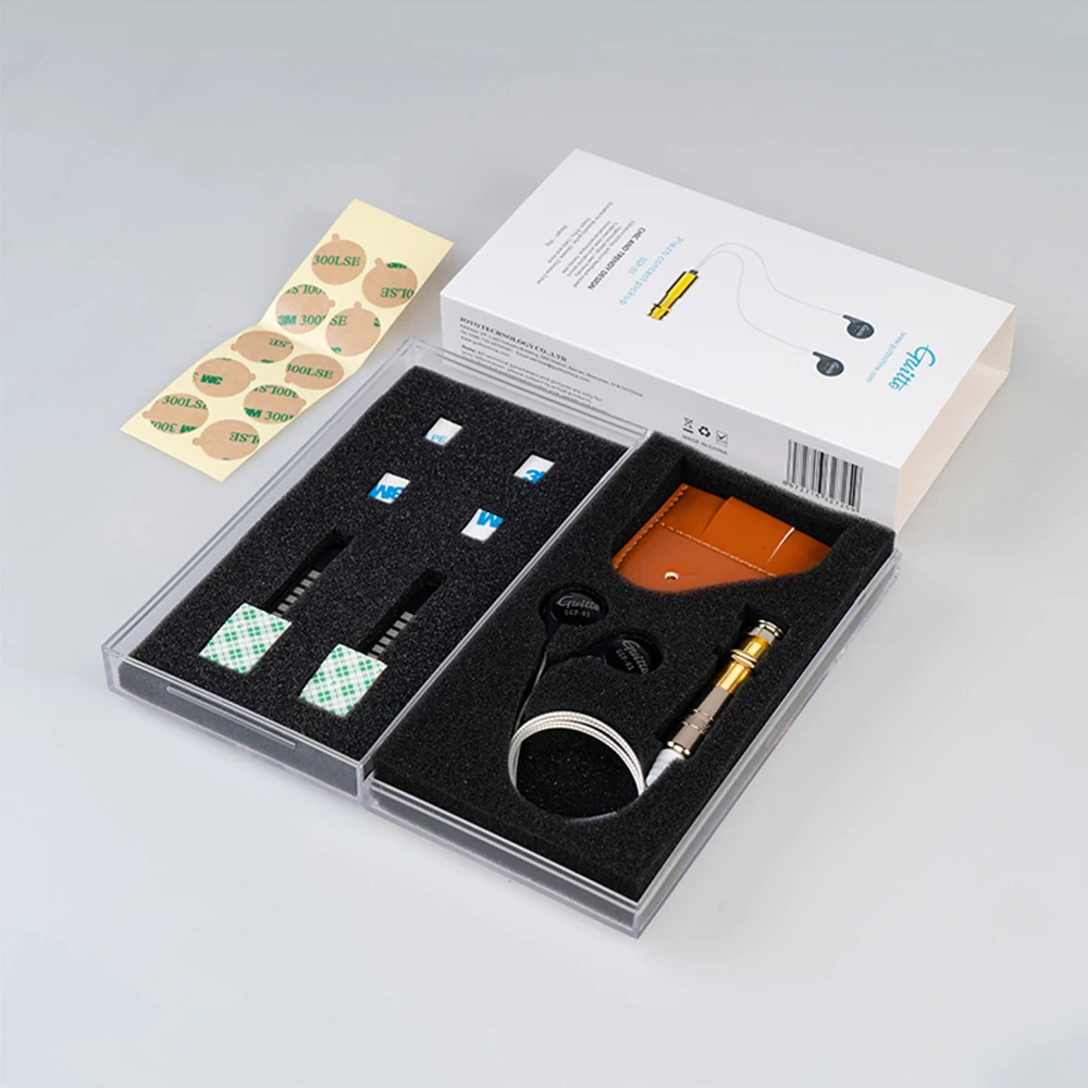 GGP-03  Acoustic Pickup Guitar Pickups Piezo Contact Microphone Adhesive Instrument Pickup For Acoustic Guitar Ukulele Violin