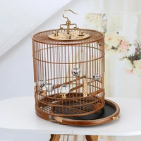 breeding little birdcage miniature luxury vintage garden home outdoor bird swing houses feeder jaula pajaros bird accessories