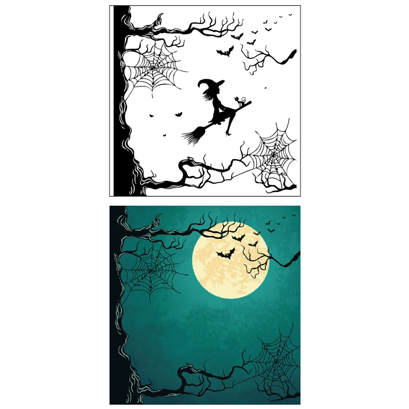 Прозрачные штампы/печать AZSG на Хэллоуин для рукоделия скрапбукинга изготовления