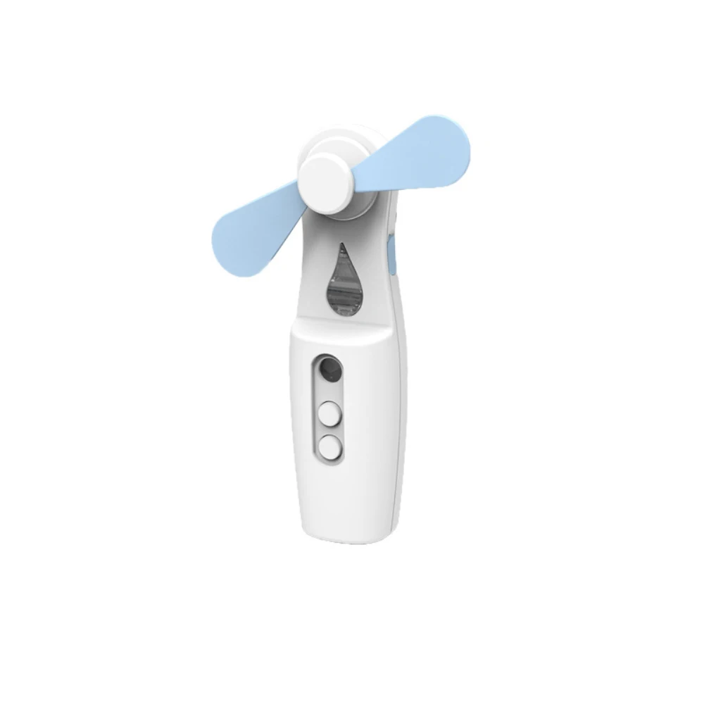 

Water Spray Fan Mist Facial Steamer Portable Handheld Mini Cooling Air Conditioner Humidifier Hydrating For Outdoor USB Charging