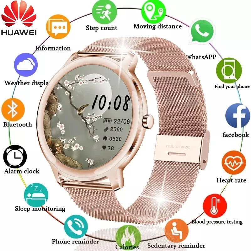

Смарт-часы Huawei женские и мужские водонепроницаемые С Пульсометром