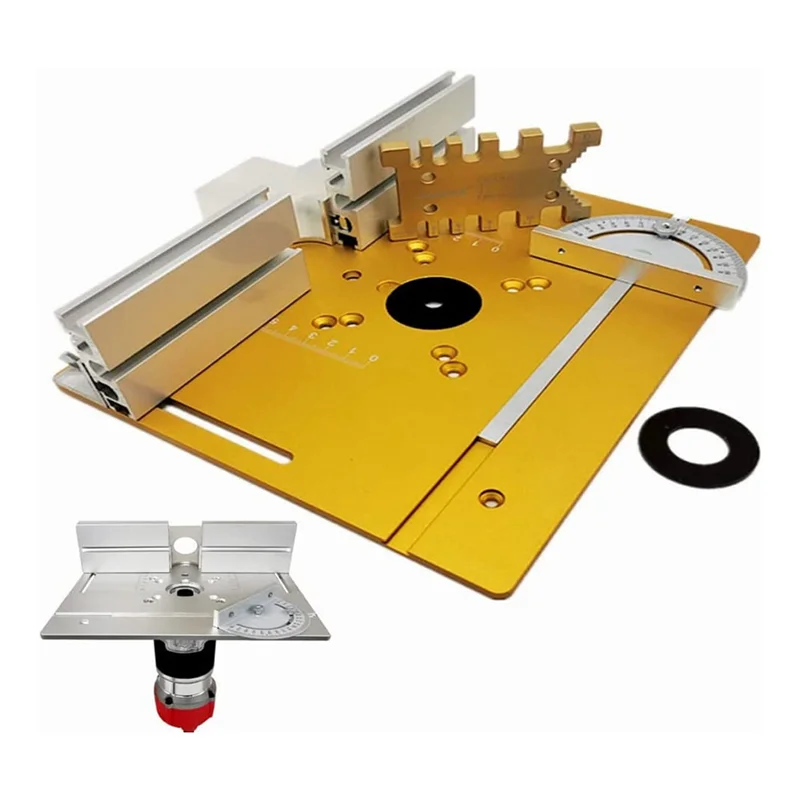Модернизированная алюминиевая вставная пластина стола фрезерного станка с