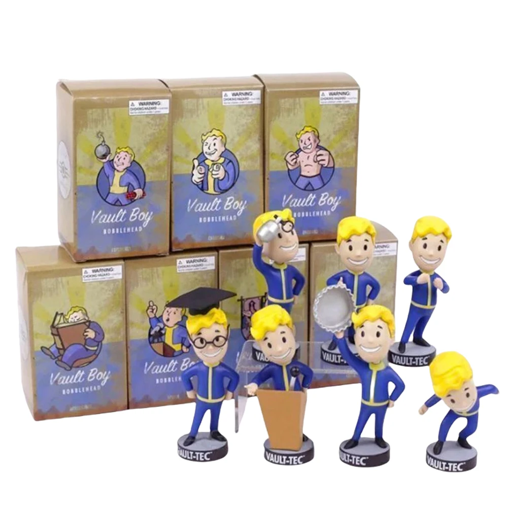 Аниме-фигурки для Fallout 4 Vault Boy ПВХ аниме статуя автомобиля коллекционная