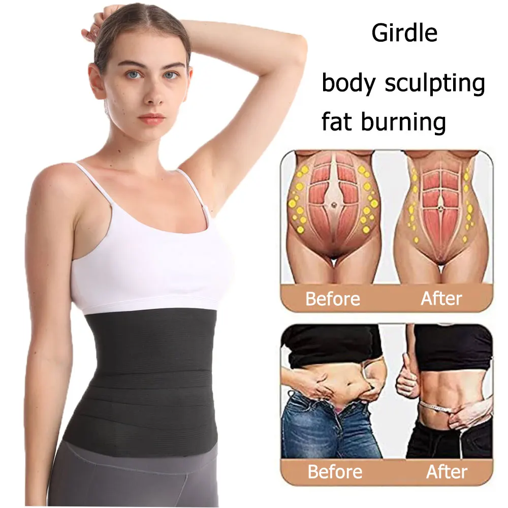 

Waist Trainer Breathable Women Girdle Multifunctional Waist Bandage High Elastic Close-fitting Comfortable Flat Belly Slimming
