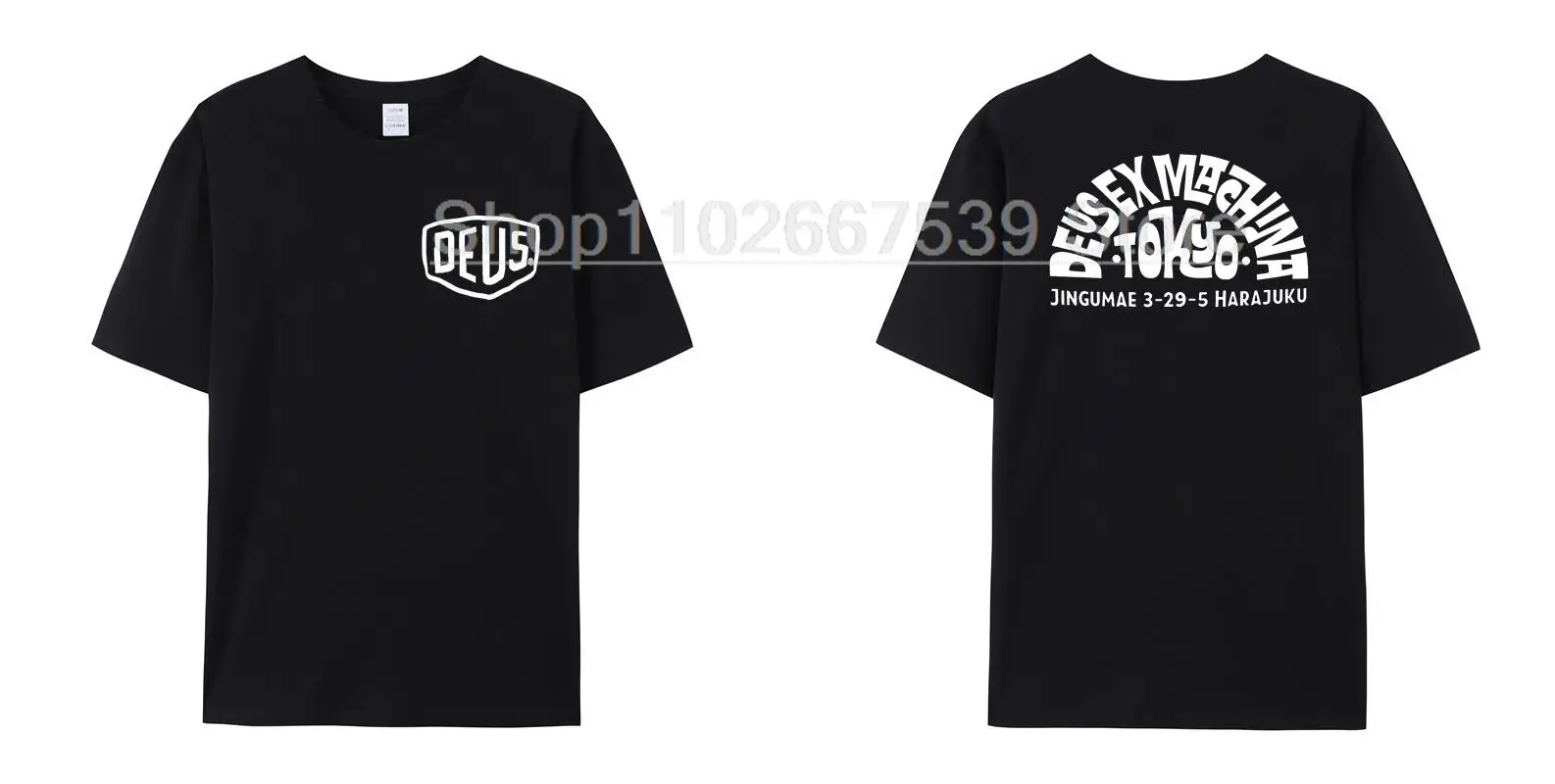 

Vintage Men Casual Summer Deus tokyoT-shirt