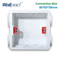 mounting lining box for 8686mm wall switch and socket wallpad cassette universal white wall back junction box