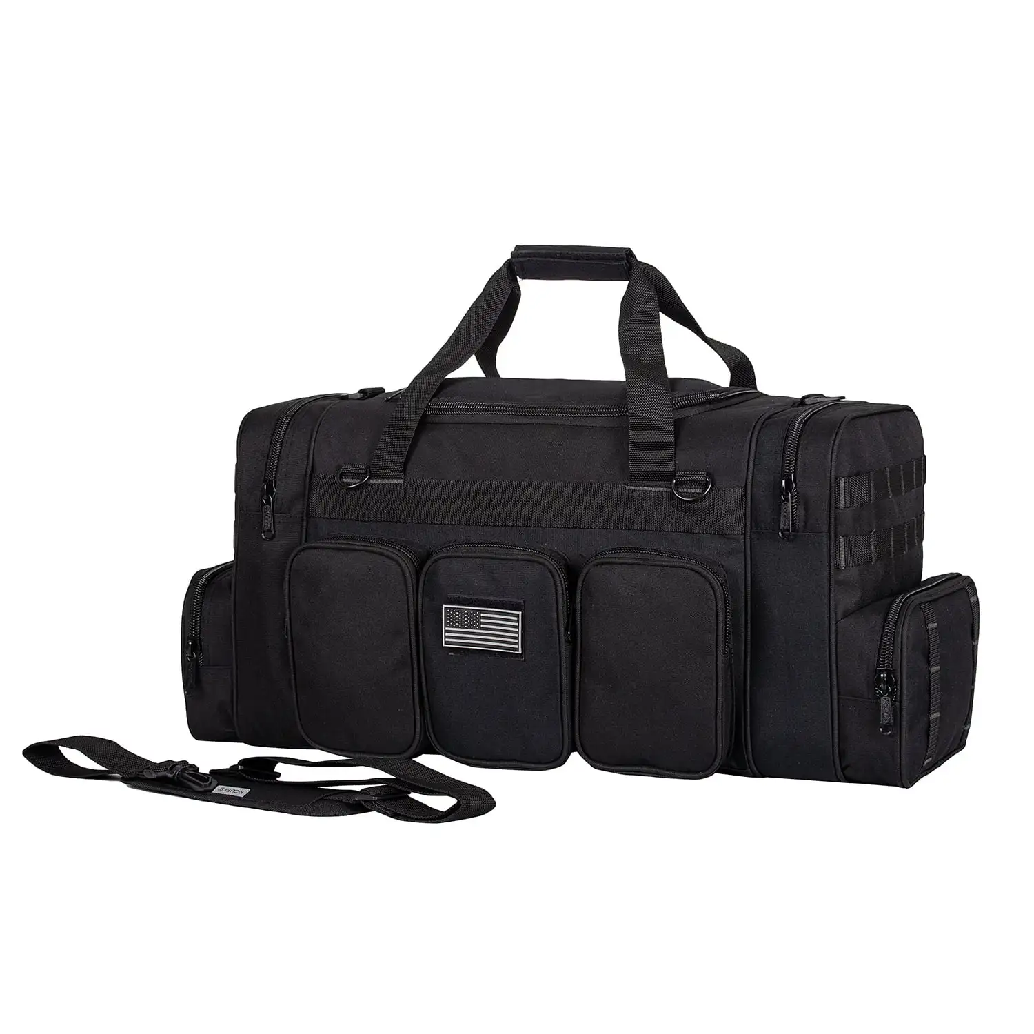 

22 Inch Tactical Duffel Bag Military Gun Range Travel Gym Bags Black