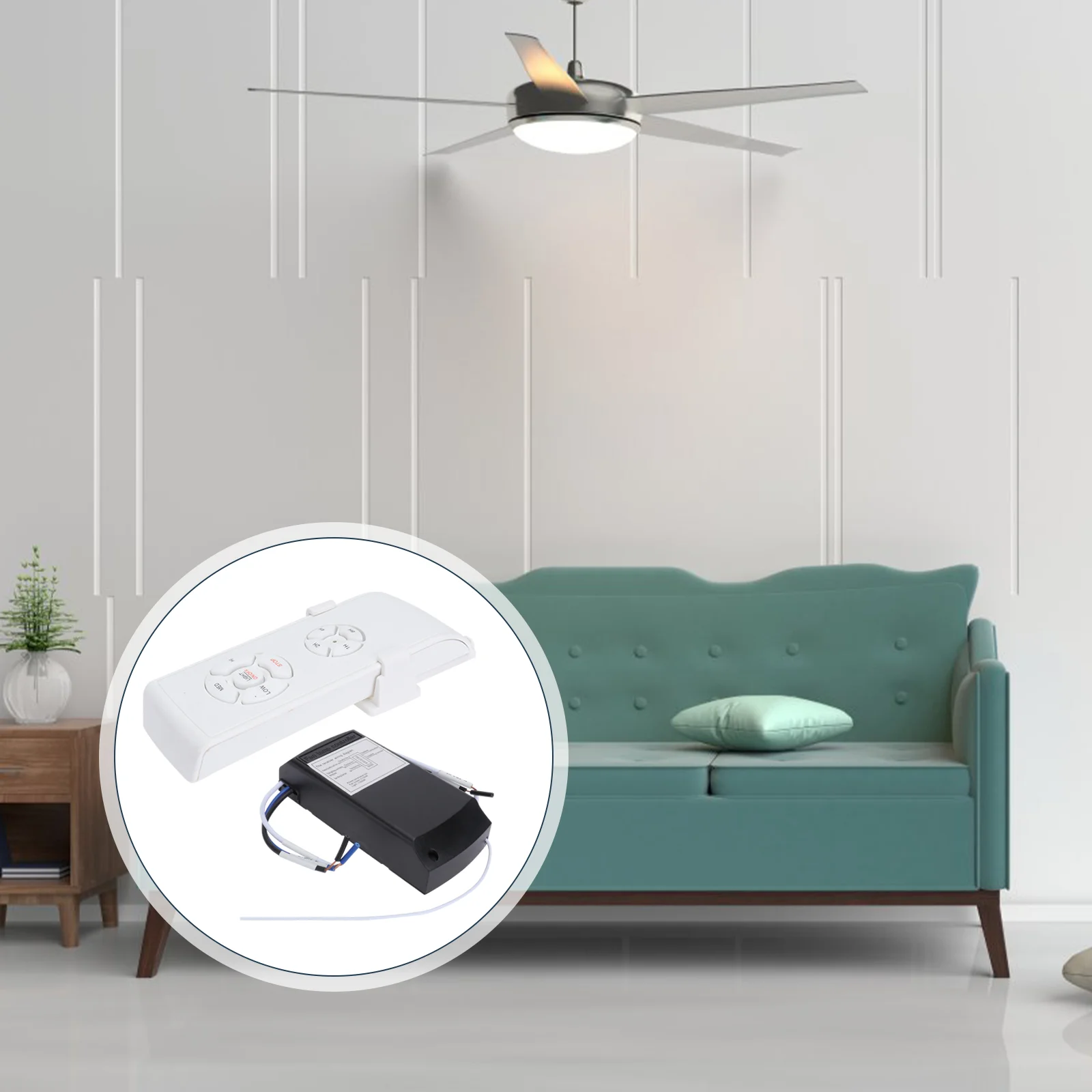 

Fan Remote Controller Kit Ceiling Control Lamp Wireless Hunter Switch Timing Universal