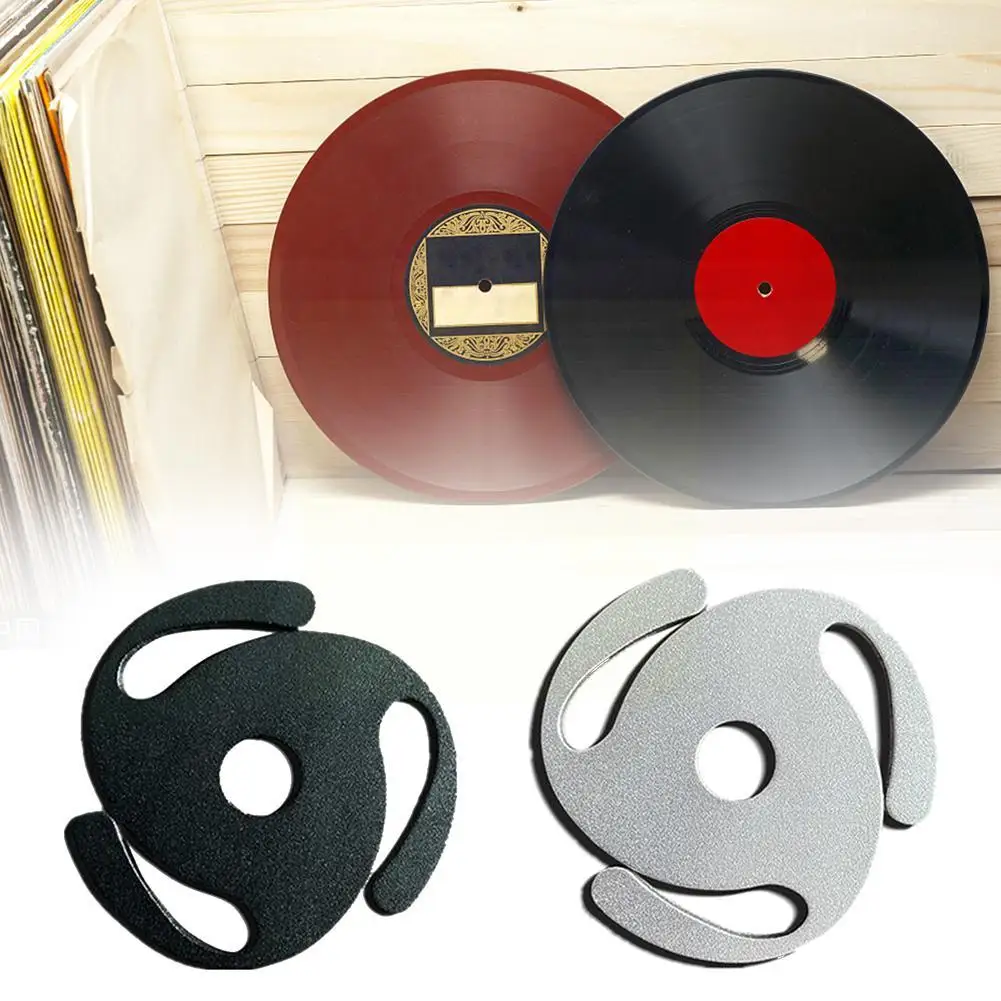 Durable Aluminum Alloy 45rpm Center Adapter 7" Big Record Vinyl Hole Adapter Turntable Denon Record 300f Cartridge Player D Z4y9