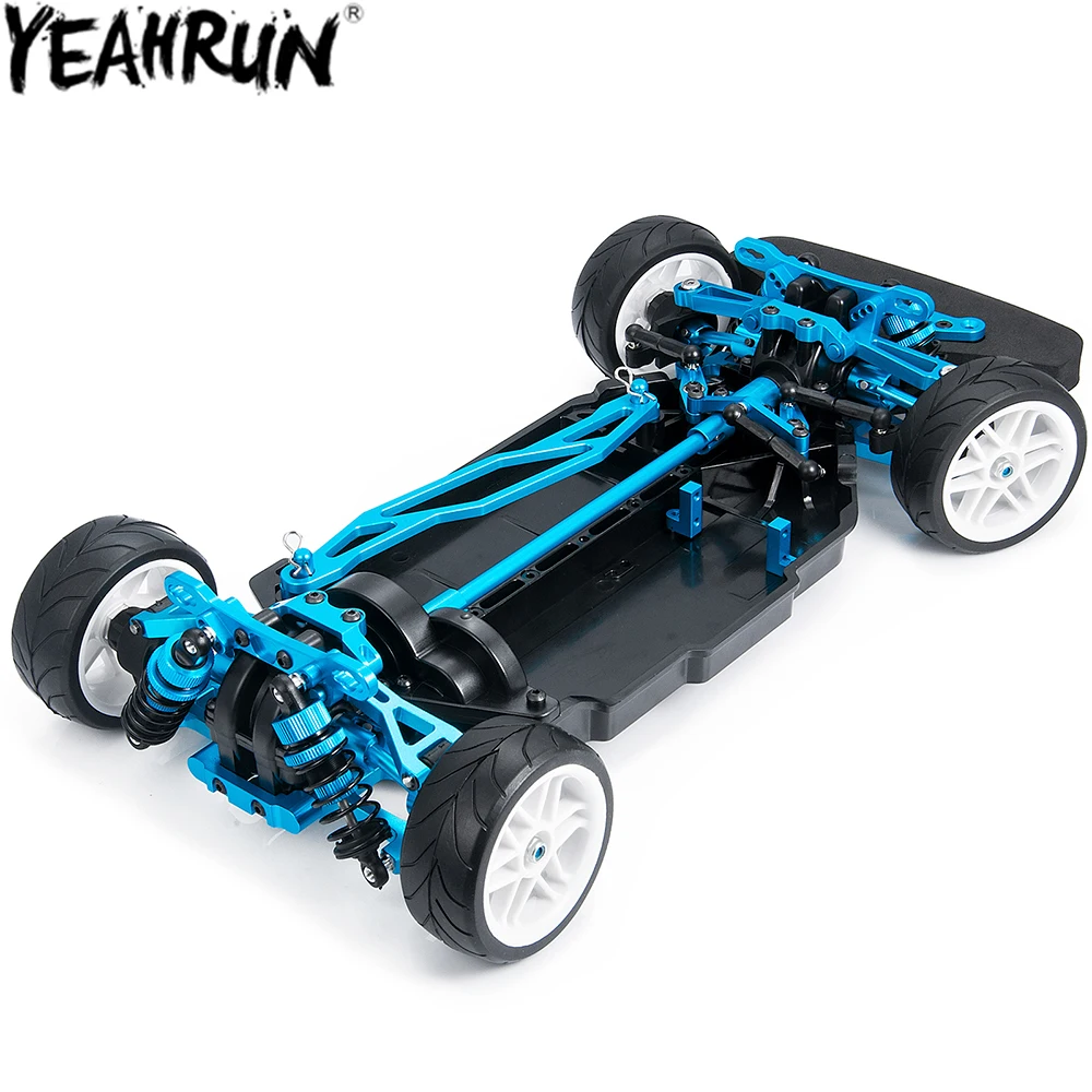 

Набор металлических рамок для радиоуправляемой модели автомобиля YEAHRUN 1/10 Tamiya TT02, обновленные аксессуары