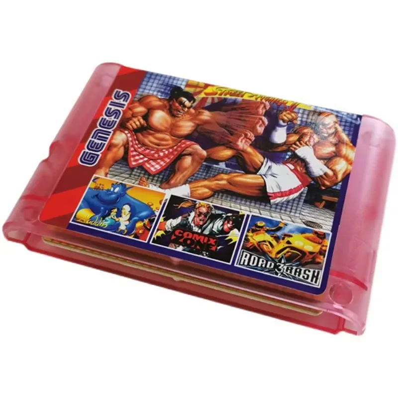 

MegaDrive MD 196 in 1 Game Cartridge for Sega 16 Bit Game for Mega Drive Mega Genesis PAL and NTSC