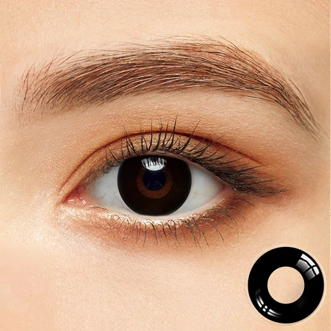 Фотографические цветные контактные линзы, цвет Кошачий глаз