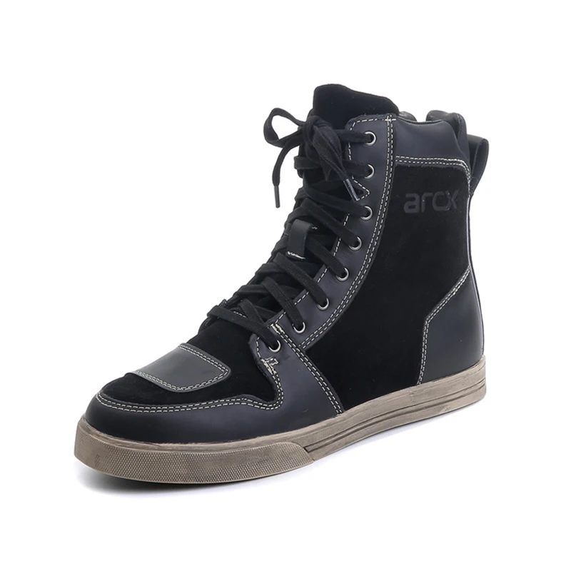 Мотоциклетные водонепроницаемые ботинки ARCX коричневые серые мотоциклетные для