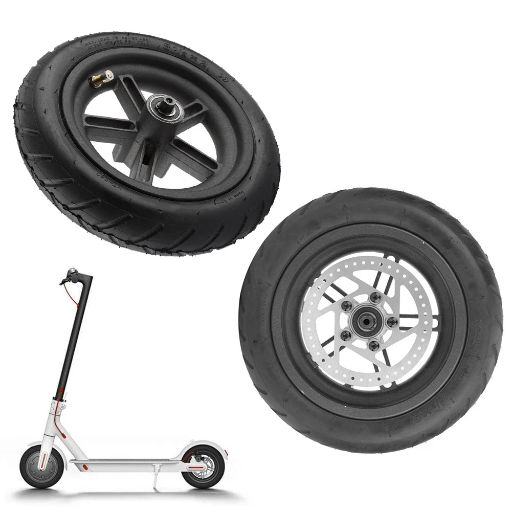 

8.5 Inch Electric Scooter Rear Wheel W/ 110mm Disc Brake Set Rubber 21x21x9cm For X Iao*mi M365 Outdoor Scooters Part