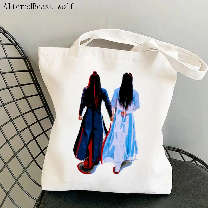 

Холщовая Сумка на плечо для женщин, дамская сумочка Wangxian с принтом «руки за руки», тоут для покупки продуктов, книжки для девочек