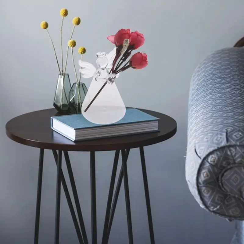 

Стеклянная подвесная ваза для цветов и растений, свадебные украшения для размещения цветов и растений