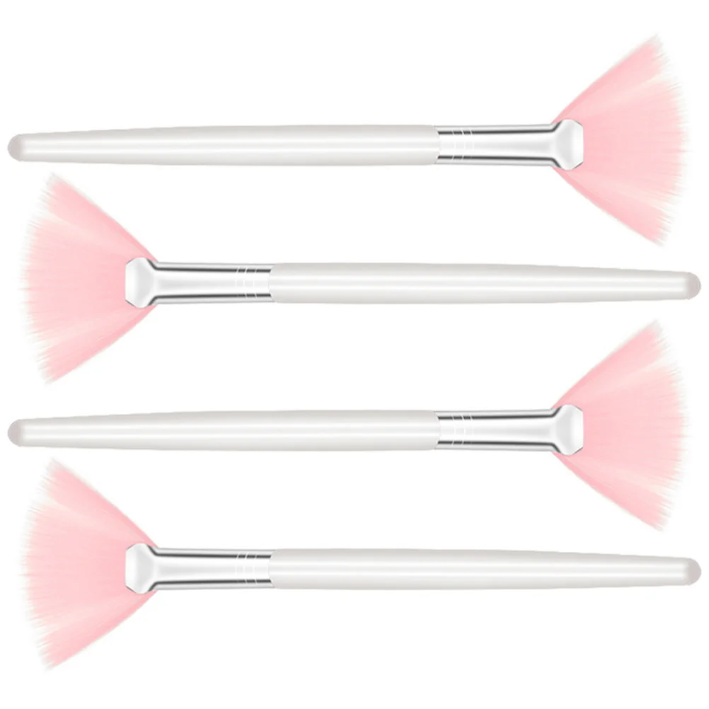 

Brush Brushes Facial Applicator Fan Face Makeupsofthighlighting Sculpting Acid Cosmeticsetting Tools Peel Flat Headsfoundation