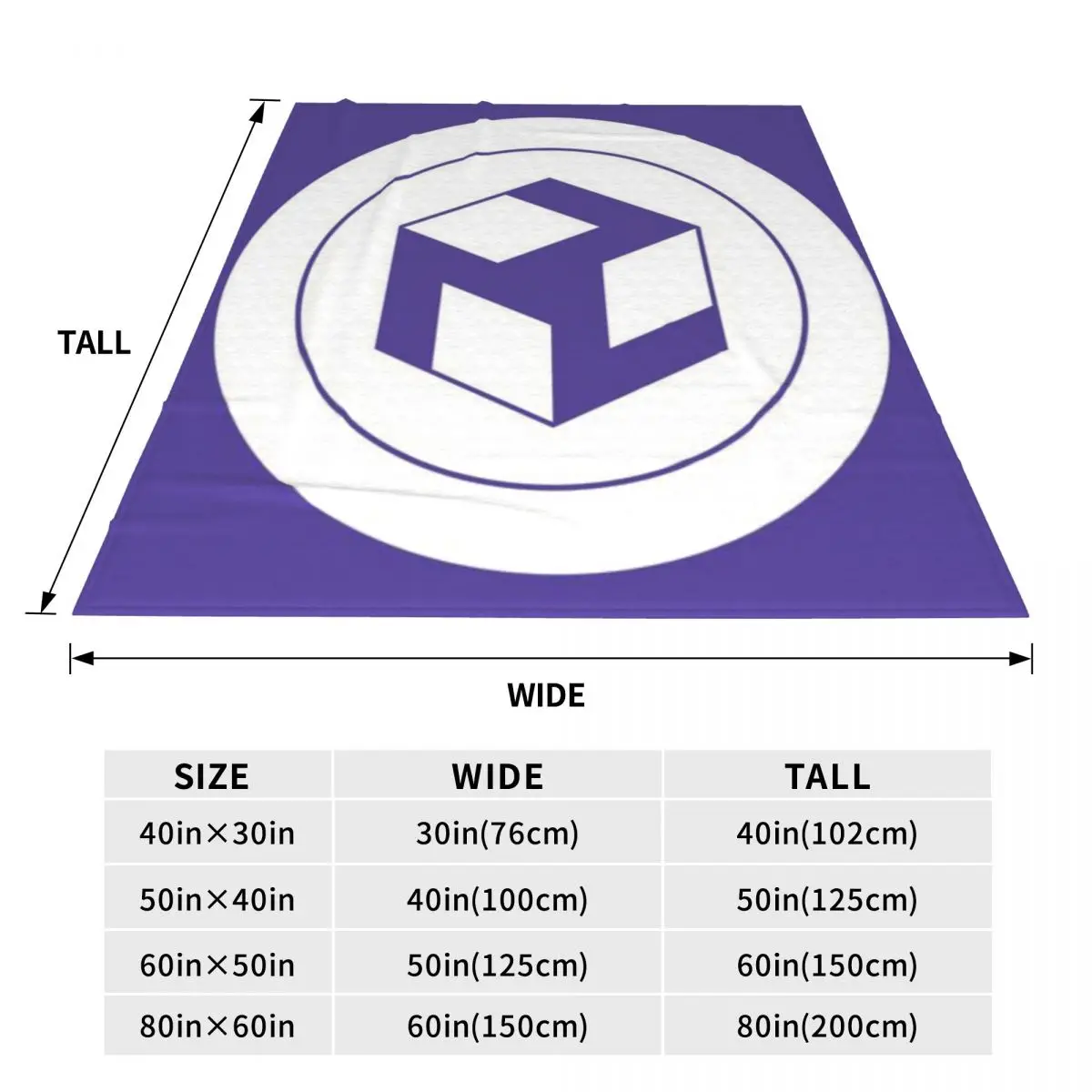 Одеяло мужское на микрофлисе 4 размера