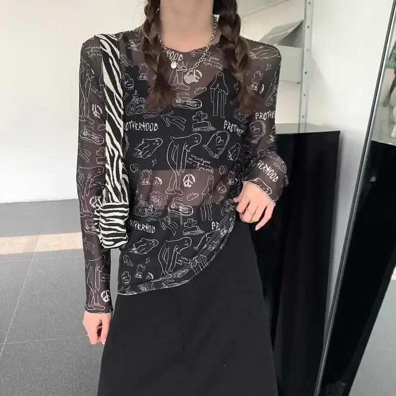 CINESSD ледяной шелк тонкая сетчатая нижняя рубашка женская летняя 2023 новая